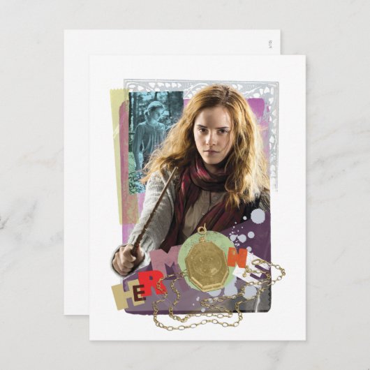Hermione 14 postkarte (Vorne/Hinten)