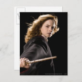 Hermione Granger bereit zur Aktion Postkarte (Vorne/Hinten)