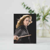 Hermione Granger bereit zur Aktion Postkarte (Stehend Vorderseite)