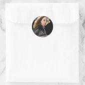 Hermione Granger bereit zur Aktion Runder Aufkleber (Tasche)