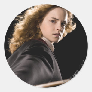 Hermione Granger bereit zur Aktion Runder Aufkleber