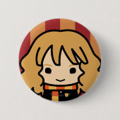 Hermione Granger Cartoon Art Button (Vorderseite)