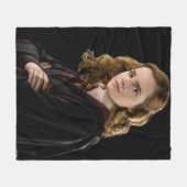 Hermione Granger Gelehrte Fleecedecke (Vorderseite (Horizontal))