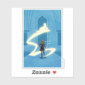 Hermione Granger Patronus Gemälde Aufkleber (Blatt)