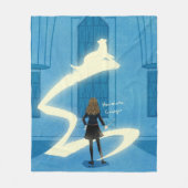 Hermione Granger Patronus Gemälde Fleecedecke (Vorderseite)