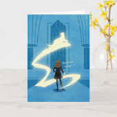 Hermione Granger Patronus Gemälde Karte (Gelbe Blume)