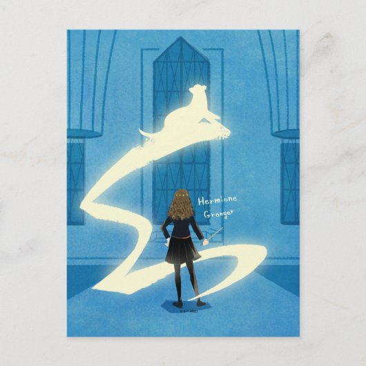 Hermione Granger Patronus Gemälde Postkarte (Vorderseite)