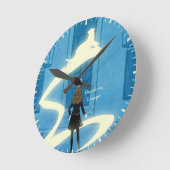 Hermione Granger Patronus-Gemälde Runde Wanduhr (Winkel)