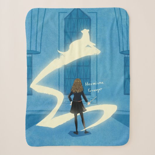 Hermione Granger Patronus Gemälde Sherpadecke (Vorderseite)