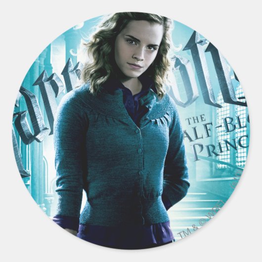 Hermione Granger Runder Aufkleber (Vorderseite)