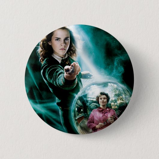 Hermione Granger und Professor Umbridge Button (Vorderseite)