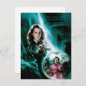 Hermione Granger und Professor Umbridge Postkarte (Vorne/Hinten)