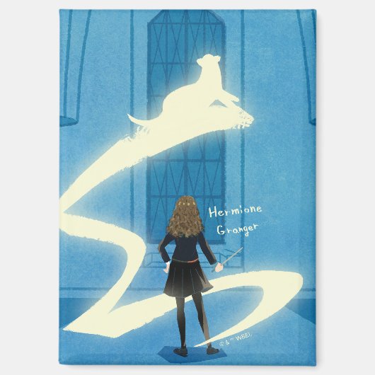 Hermione Grangers Patronus-Gemälde Magnet (Vorderseite)