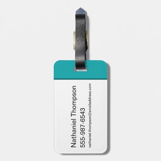 Hermione, HARRY POTTER™ & Hagrid in Diagon Alley Gepäckanhänger (Rückseite vertikal)