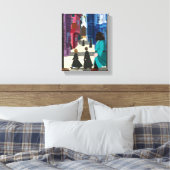 Hermione, HARRY POTTER™ & Hagrid in Diagon Alley Leinwanddruck (Insitu (Schlafzimmer))