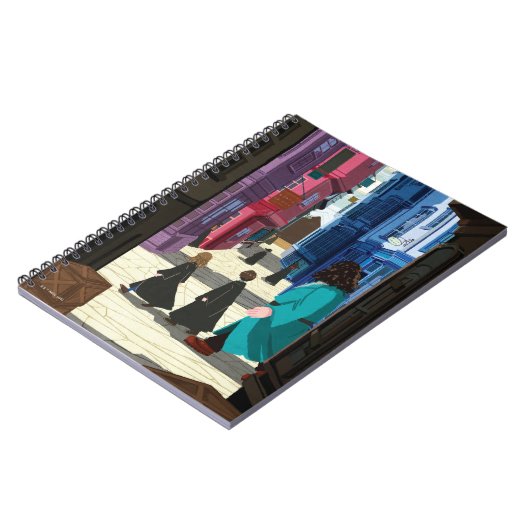 Hermione, HARRY POTTER™ & Hagrid in Diagon Alley Notizblock (Linke Seite)