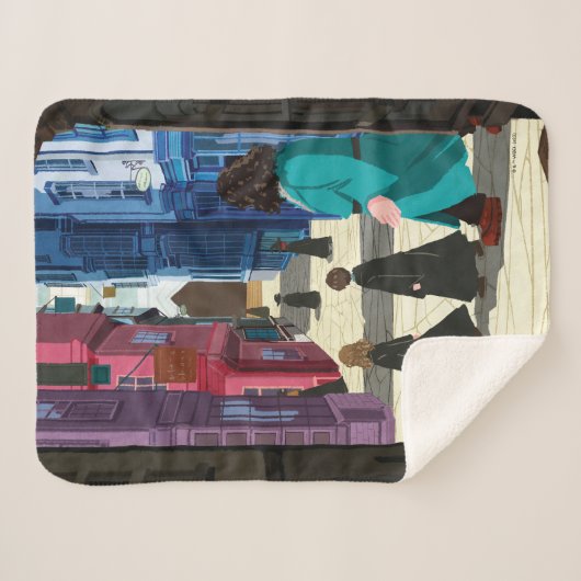 Hermione, HARRY POTTER™ & Hagrid in Diagon Alley Sherpadecke (Vorderseite (Horizontal))