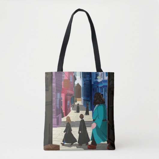 Hermione, HARRY POTTER™ & Hagrid in Diagon Alley Tasche (Vorderseite)