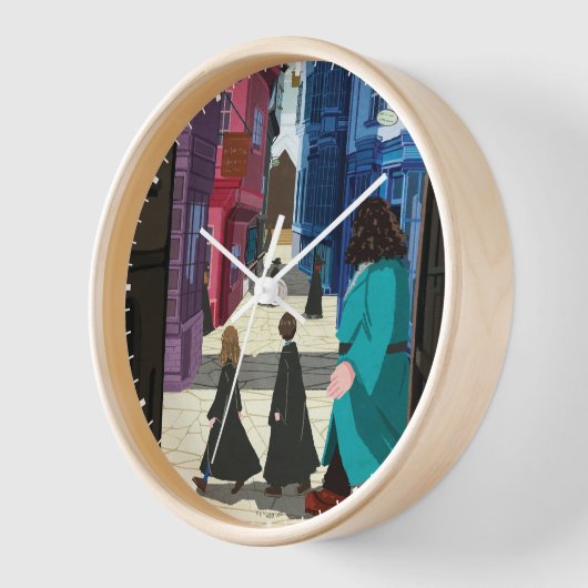 Hermione, HARRY POTTER™ & Hagrid in Diagon Alley Uhr (Winkel)