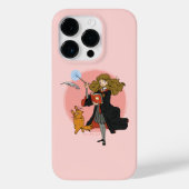 Hermione und Crookshanks Wingardium Leviosa Case-Mate iPhone Hülle (Rückseite)