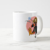 Hermione und Crookshanks Wingardium Leviosa Jumbo-Tasse (Vorderseite Rechts)