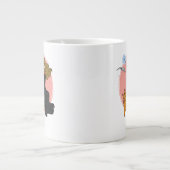 Hermione und Crookshanks Wingardium Leviosa Jumbo-Tasse (Vorderseite)