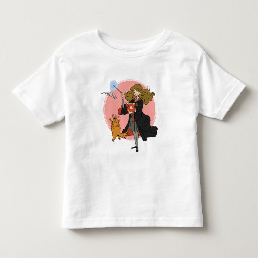 Hermione und Crookshanks Wingardium Leviosa Kleinkind T-shirt (Vorderseite)