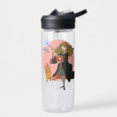 Hermione und Crookshanks Wingardium Leviosa Trinkflasche (Links)