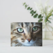 Hermione Up Nah Postkarte (Stehend Vorderseite)