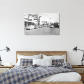 Hermiston, Oregon Main Street View Foto Leinwanddruck (Insitu (Schlafzimmer))