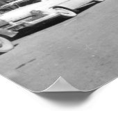 Hermiston, Oregon Main Street View Foto Poster (Ecke)