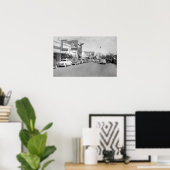 Hermiston, Oregon Main Street View Foto Poster (Heimbüro)