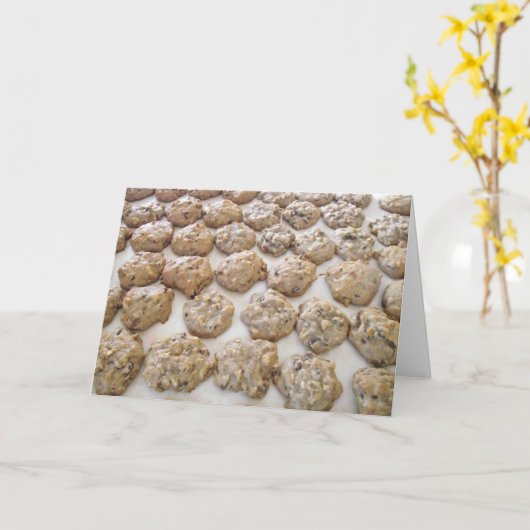 Hermit Cookie Recipe Karte (Gelbe Blume)