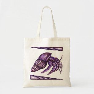 Hermit Crab Artwork Tote Bag Tragetasche