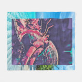 Hermit Crab Blanket  Fleecedecke (Vorderseite (Horizontal))