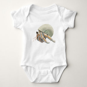 Hermit Crab Bodysuite und One Piece Baby Strampler
