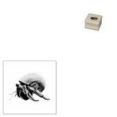 Hermit Crab Briefmarke Gummistempel (Stempel)