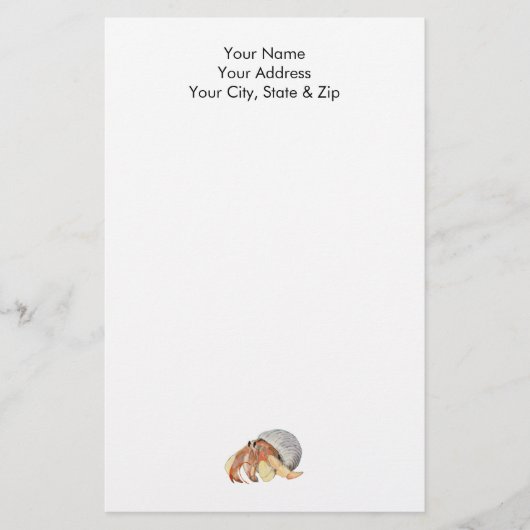Hermit Crab Briefpapier (Vorderseite)