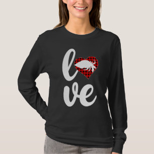 Hermit Crab Buffalo Karierte Liebe Hermit Crab Val T-Shirt