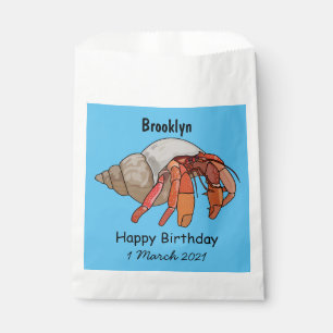 Hermit Crab Cartoon Illustration Geschenktütchen