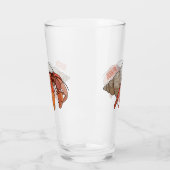 Hermit Crab Cartoon Illustration Glas (Links)