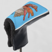 Hermit Crab Cartoon Illustration Golf Headcover (3/4 Vorderseite)