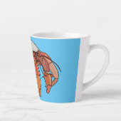 Hermit Crab Cartoon Illustration Milchtasse (Rechts)