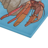 Hermit Crab Cartoon Illustration Schneidebrett (Ecke)