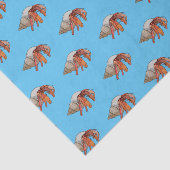 Hermit Crab Cartoon Illustration Seidenpapier (Ausschnitt)