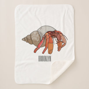 Hermit Crab Cartoon Illustration Sherpadecke