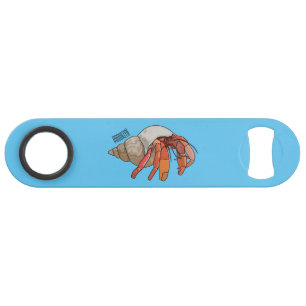 Hermit Crab Cartoon Illustration Speed Flaschenöffner