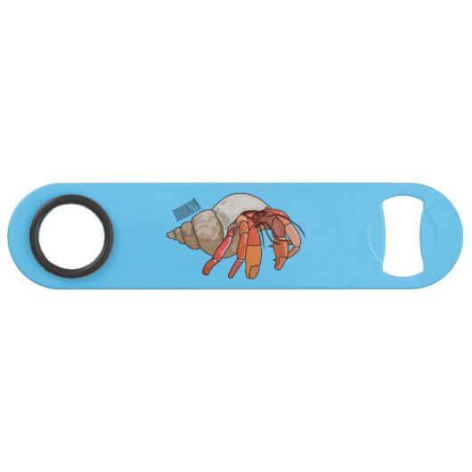 Hermit Crab Cartoon Illustration Speed Flaschenöffner (Vorderseite (Horizontal))