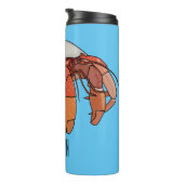 Hermit Crab Cartoon Illustration Thermosbecher (Nach rechts gedreht)