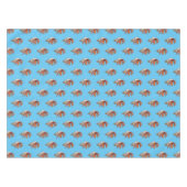 Hermit Crab Cartoon Illustration Tischdecke (Vorderseite (Horizontal))